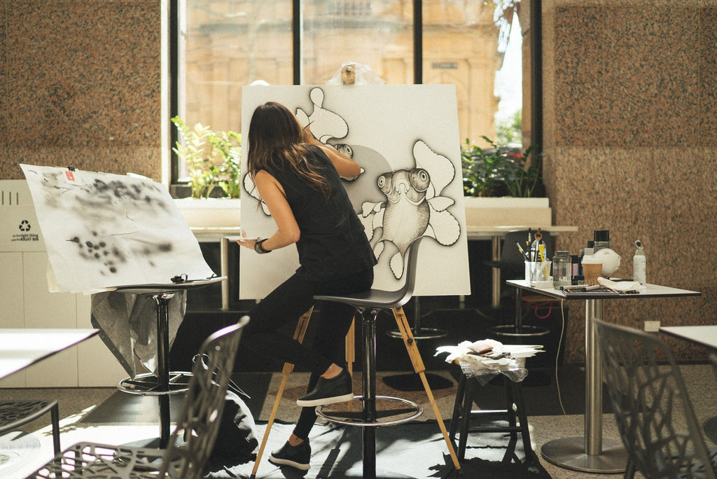 Live-Art at The Wintergarden, Sydney.